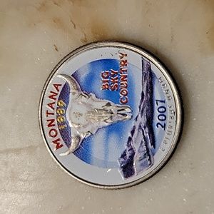 Unique. One of a kind, Montana- Big Sky Country 2007 Quarter
